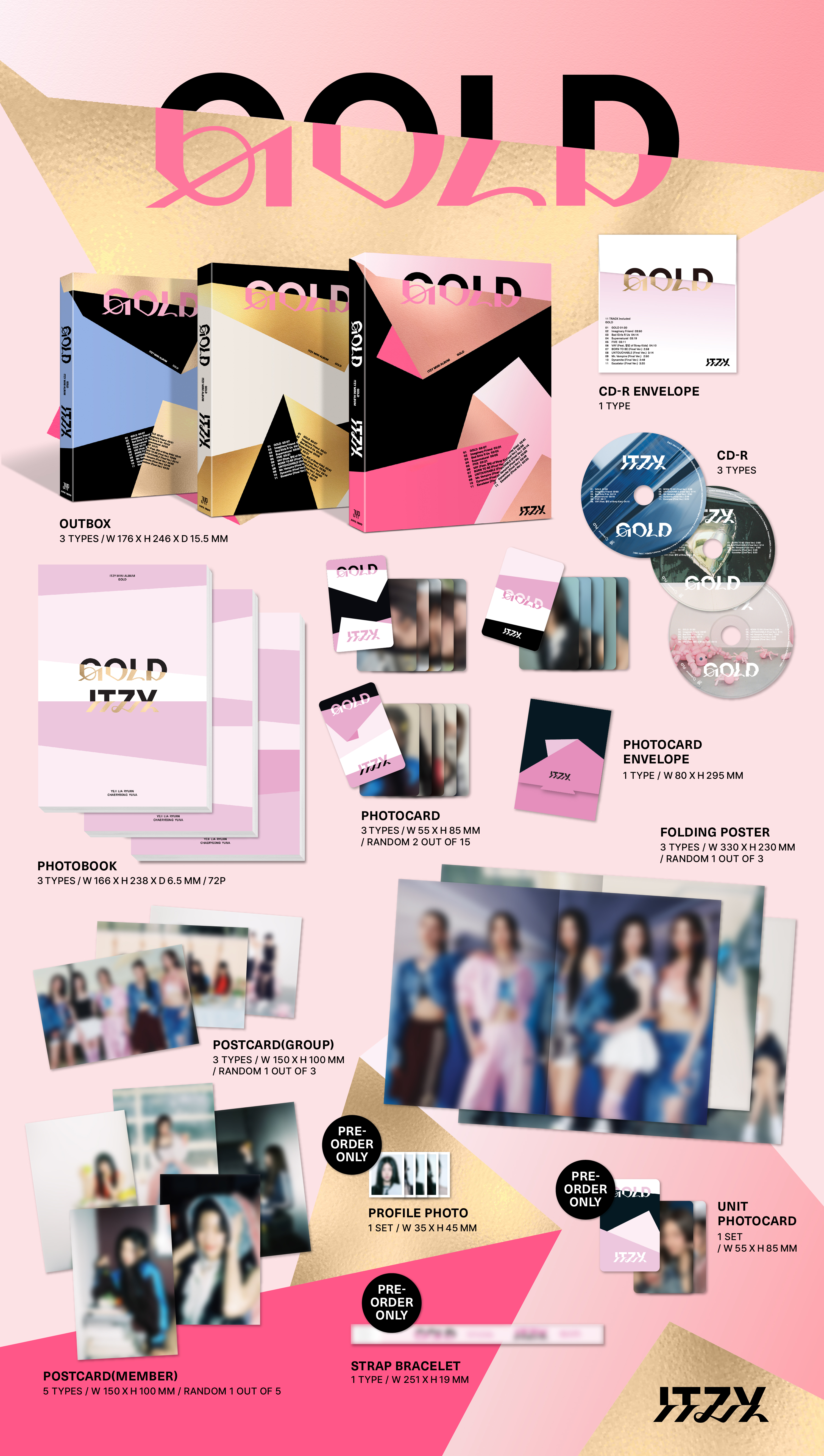 ITZY - GOLD (STANDARD Ver.)